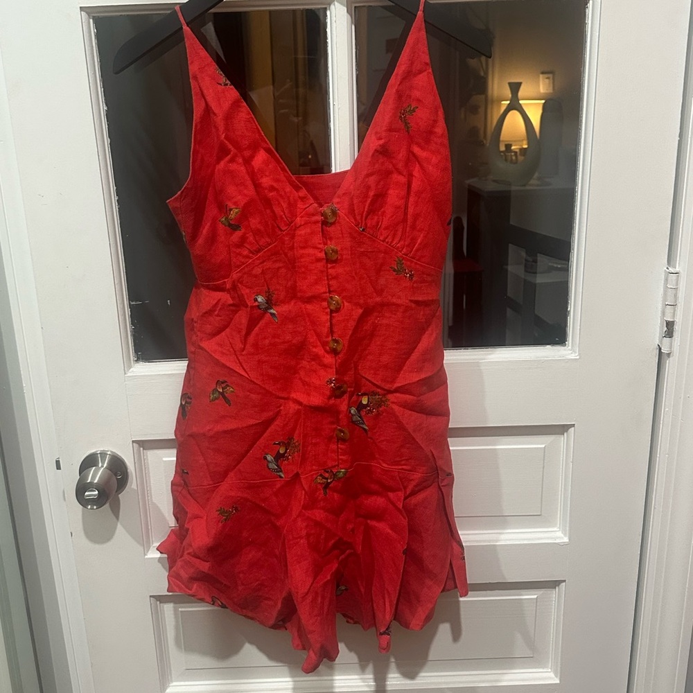 FARM Rio Red Mini Dress